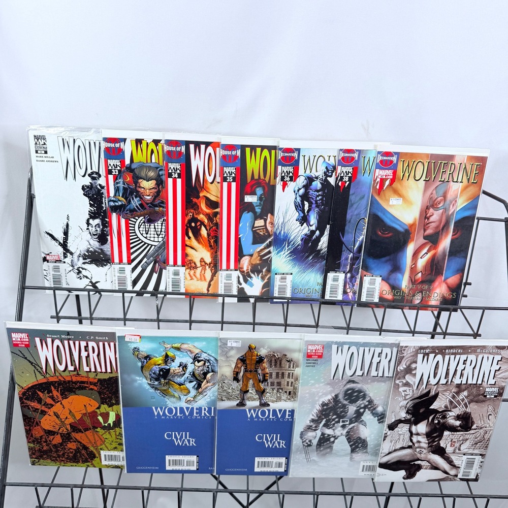 Wolverine 32-36 38 40-41 45-46 49-50 Lot House of M Decimation Civil War MK